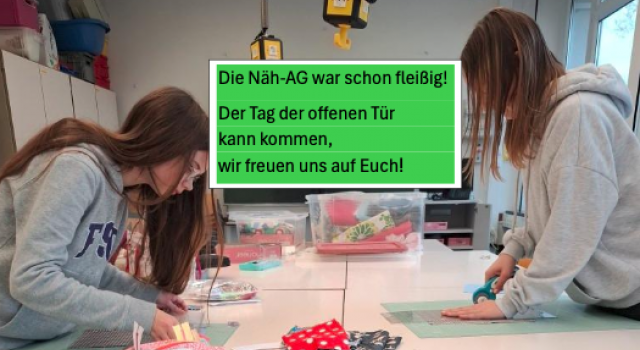 Zum Artikel: Infos von der Näh-AG