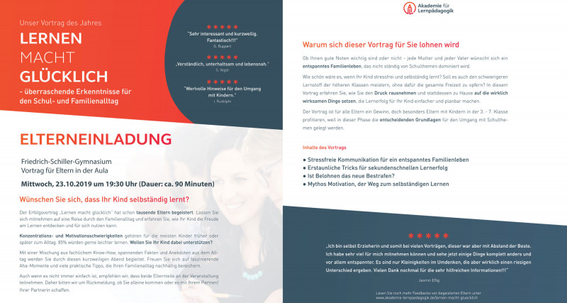 Einladung zum Vortrag