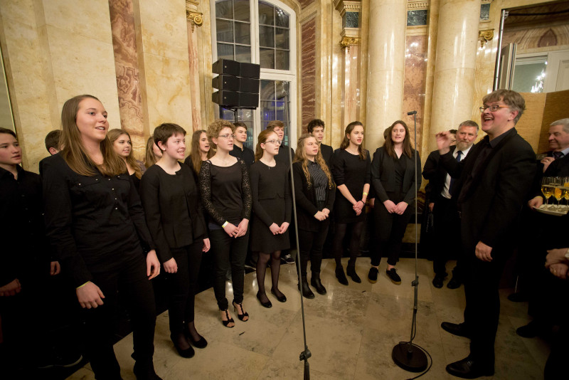 X-Tett beim Neujahrsempfang der Landesregierung